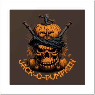 Pumpkin Pirate Halloween Posters and Art